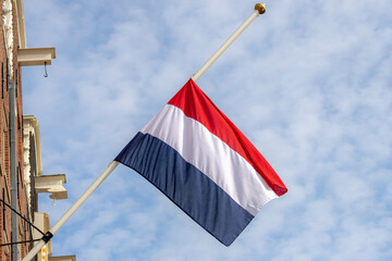 04 May every year, Remembrance of the Dead (Nationale Dodenherdenking) National flag of the...