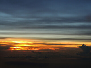 Fototapeta na wymiar Scenic view of sky at sunset