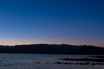 sunrise over the river