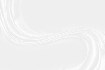 Elegant white silk or luxury satin fabric can be used as a wedding background, elegant background design.