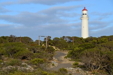 Fototapeta na wymiar Cape Nelson lighthouse on the coast of Victoria