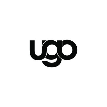ugo letter original monogram logo design