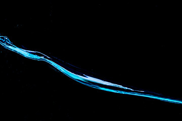 Splashes black and blue