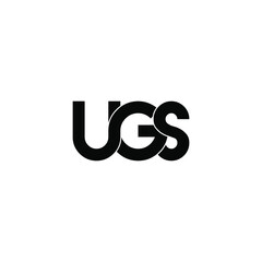 ugs letter original monogram logo design