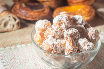 Traditional Brazilian bakery sweet type called 
