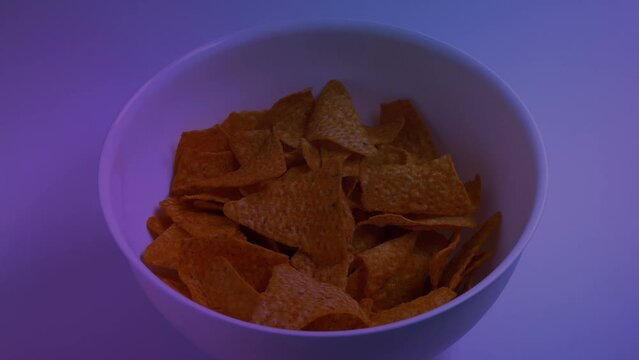 Nachos Grabbed From Bowl At Party
