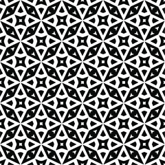 Vector monochrome pattern, Abstract texture for fabric print, card, table cloth, furniture, banner, cover, invitation, decoration, wrapping.