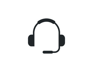 Headphone icon vector. symbol for website Computer and mobile vector.