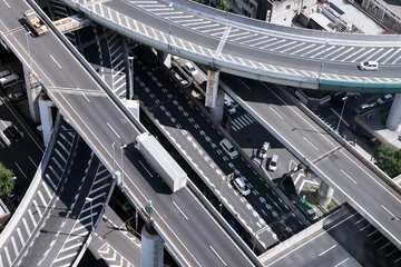 Foto op Plexiglas 大阪市の高速道路 © kenta57