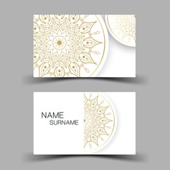 3D Business card template, Luxurious. Editable vector design. illustration EPS10