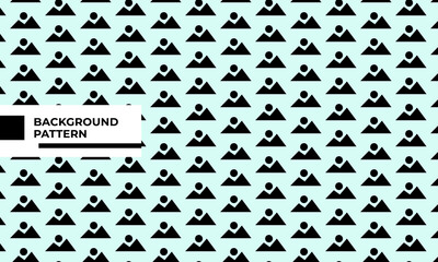 Vector seamless Mountain pattern