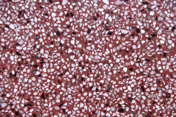 White red black seamless pattern of terrazzo surface mix color background