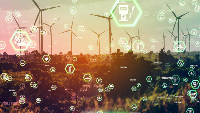 Environmental conservation technology and approaching global sustainable ESG by clean energy and power from renewable natural resources