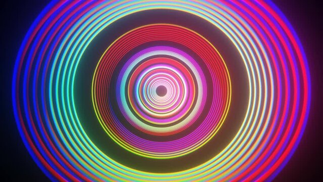 abstract colorful background with circles