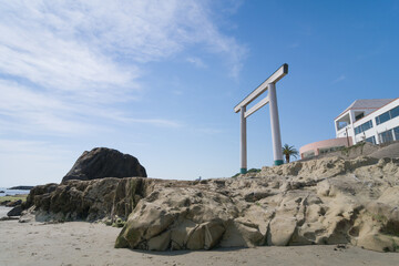 つぶて浦の鳥居