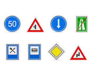 Road sign set