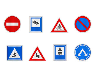 Road sign set