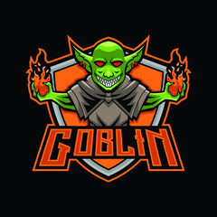 Goblin Mascot Esport logo Team