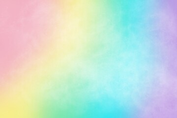 Abstract modern pink yellow blue background. Watercolor background in bright rainbow colors.	