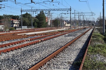 Benevento – Binari presso la Stazione Centrale