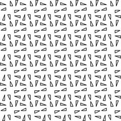 Stylish texture with figures from lines.
Abstract geometric black and white pattern for web page, textures, card, poster, fabric, textile. Monochrome graphic repeating design.