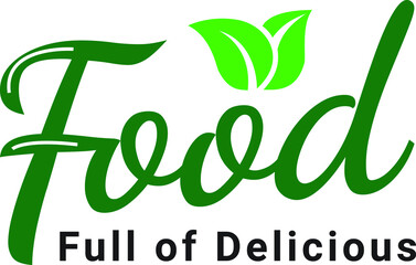 Organic Fresh Food Logo Design Template