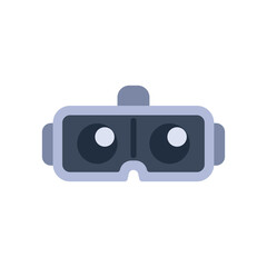 VR Glasses, icon, Vector, Illustration.