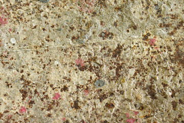 old iron background with rust paint cement stain