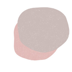 Abstract Organic Shape With Grainy Texture