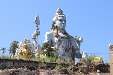A statue of lord Shiva