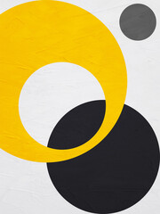 Abstract art of geometric shapes with colorful texture