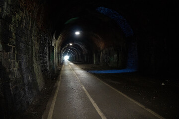 A former railway tunnel on the Bristol & Bath Railway Path