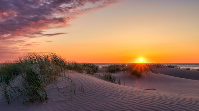 Sonnenuntergang an der Nordsee