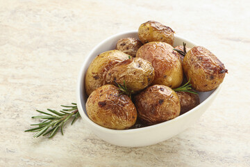 Roasted baby potato with rosemary