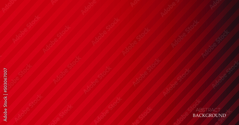 Poster red background with lines abstract for presentation design. Geometric abstract background with simple elements. vector design Illustration