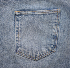 Texture of jeans, close-up. Blue jeans, denim background.