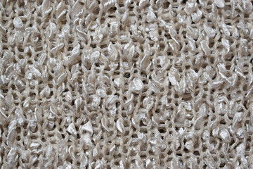 Powdery color fabric cloth texture close-up.