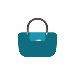 Woman bag icon vector background