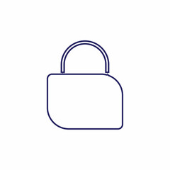 Woman bag icon vector background