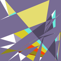 Geometric abstraction generative art background art illustration