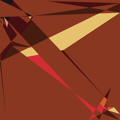 Plakat Geometric abstraction generative art background art illustration