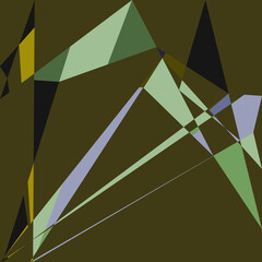 Obraz na płótnie Canvas Geometric abstraction generative art background art illustration