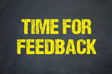 Time for Feedback