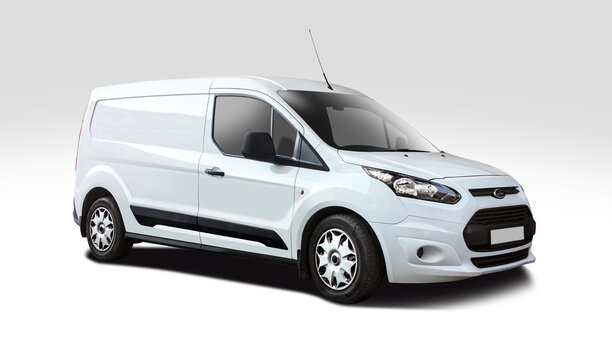 Ford Transit Connect, isolated on white background, 28 January 2016, Thessaloniki, Greece