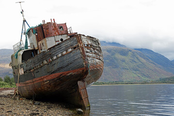 Old Ship Wreck and rusty