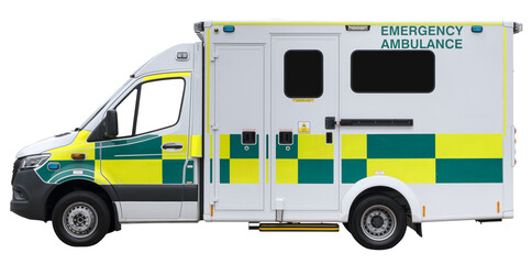 Isolated British Ambulance - 503080872
