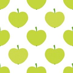 Autumn seamless apples pattern for fabrics and textiles and packaging 