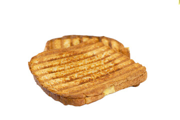 croque monsieur isolated on a white background