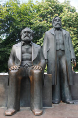 Berlino, monumento a Marx ed Engels