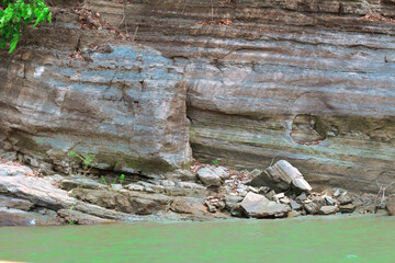 Kaptai lake high caves in Rangamati, Bangladesh